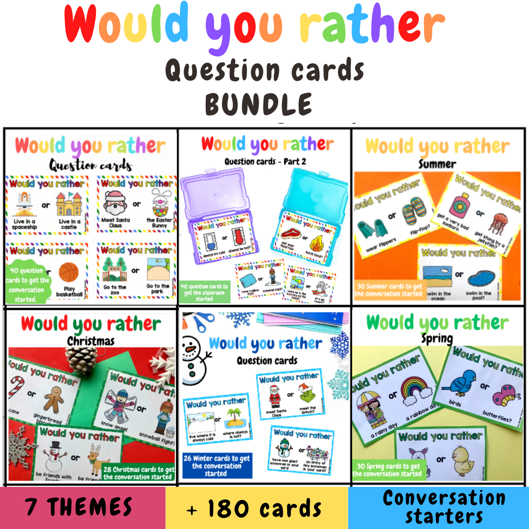 Would you rather - Question cards
