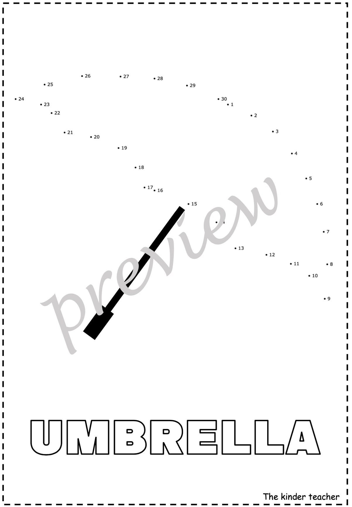 Dot to dot booklet