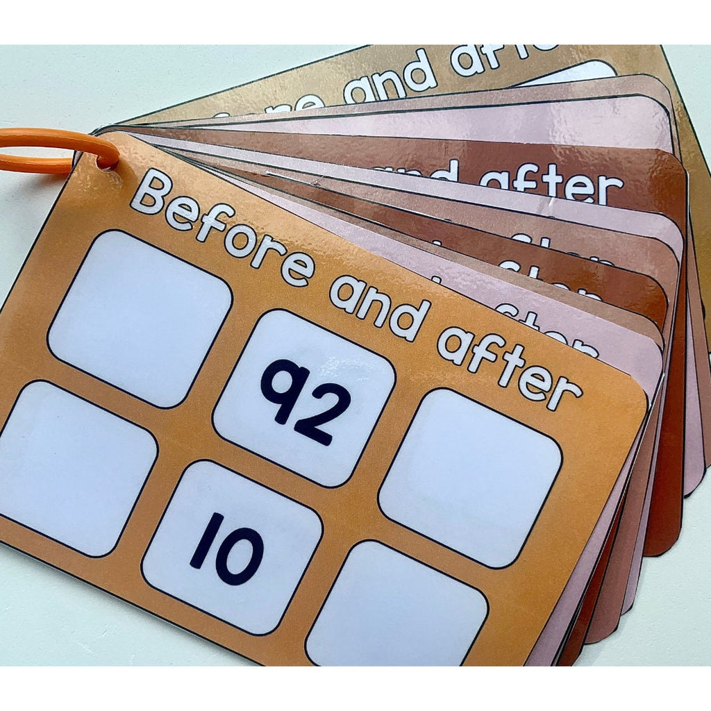 Before and after numbers - Tens (from 1 to 99)