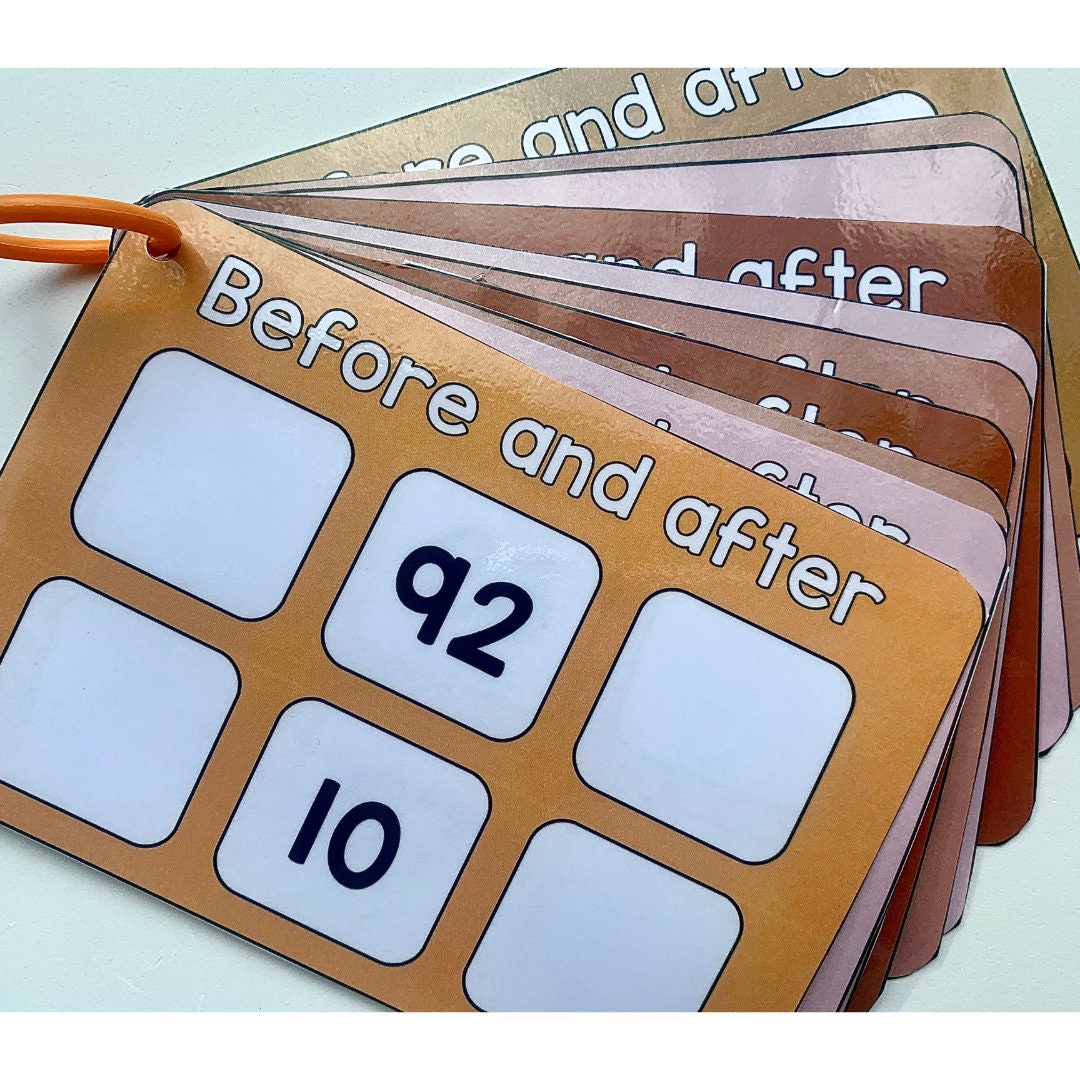 Before and after numbers - Tens (from 1 to 99)