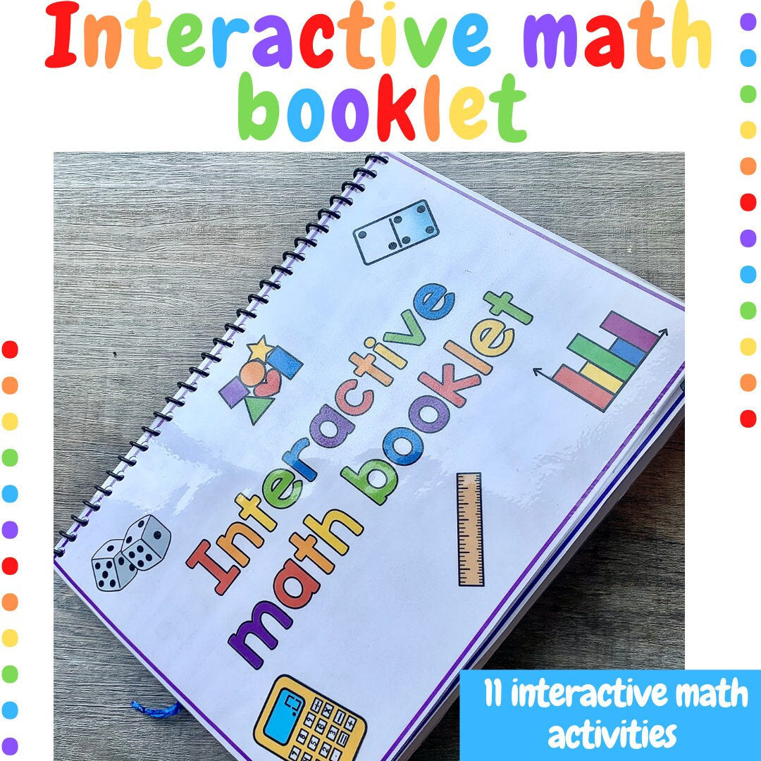 Interactive math booklet