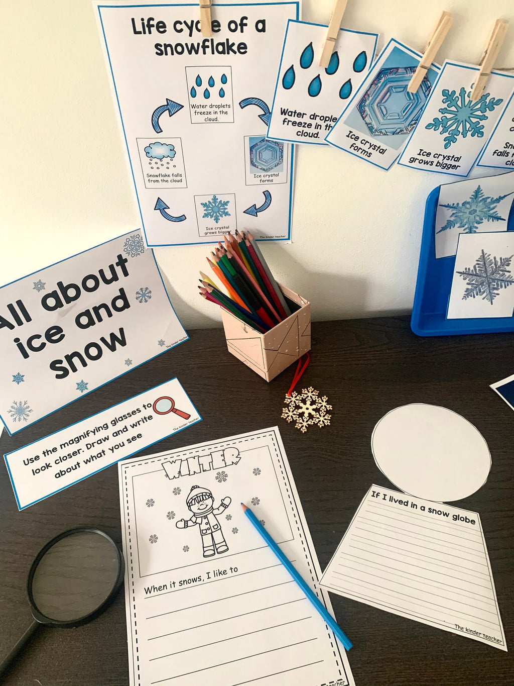 All about ice and snow- Investigation science center for Preschool