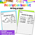 Descriptive writing booklet . Early years writing