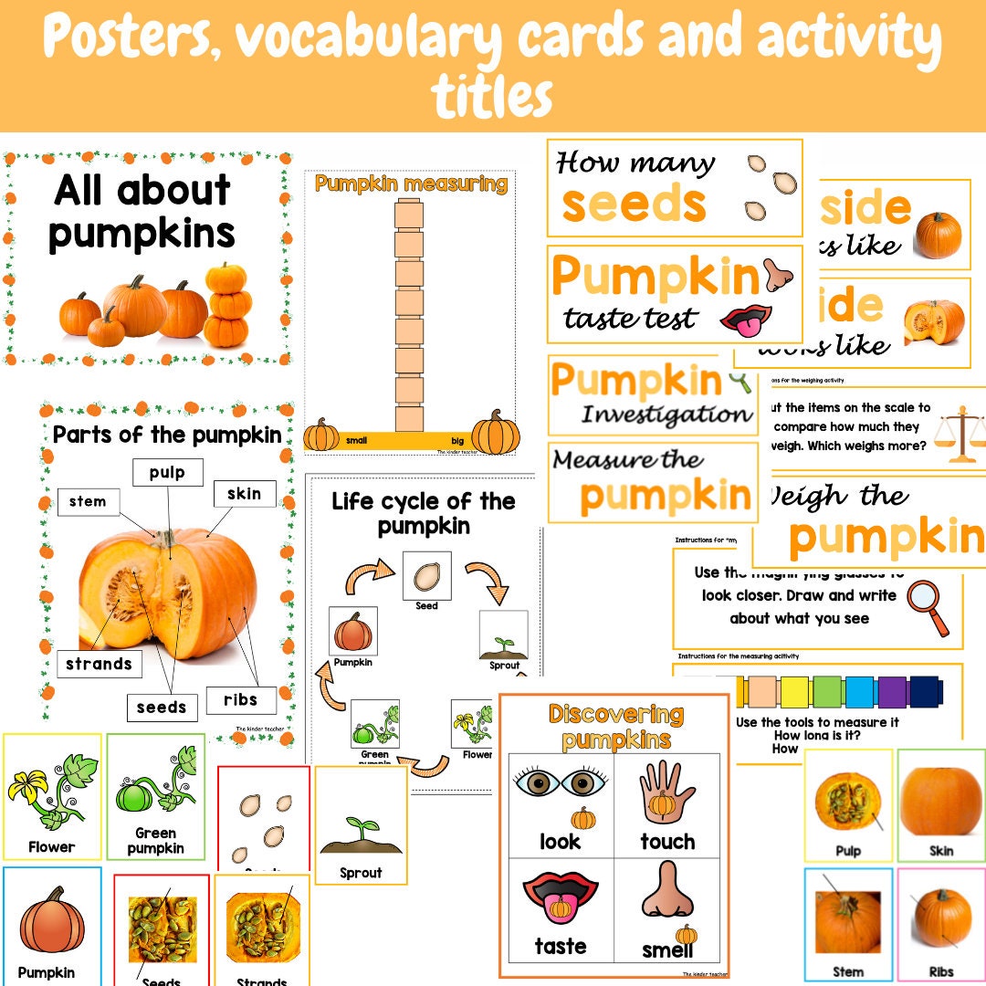 All About Pumpkins - Investigation Science Center for Preschool