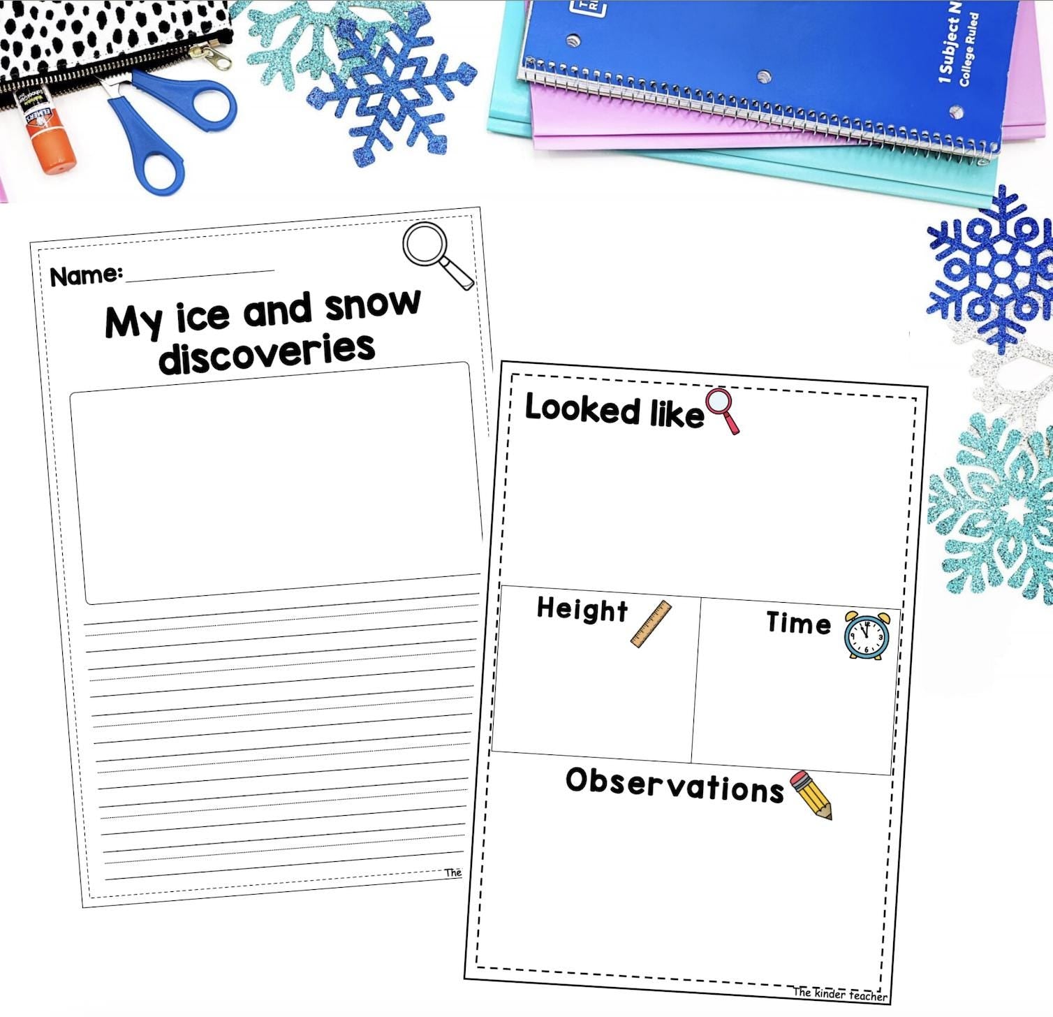 All about ice and snow- Investigation science center for Preschool