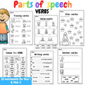 Parts of the speech - Verbs - Worksheets for Year 1 & Year 2