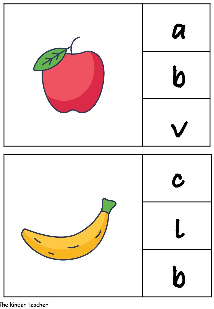 Beginning Sounds Cards