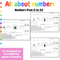All about numbers (from 0 to 20)