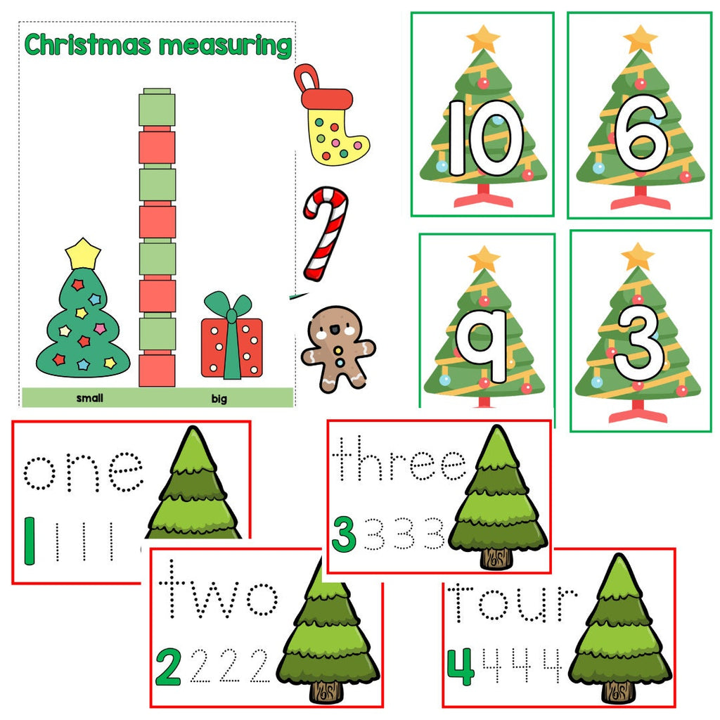 Christmas Maths Centres - Preschool EYFS