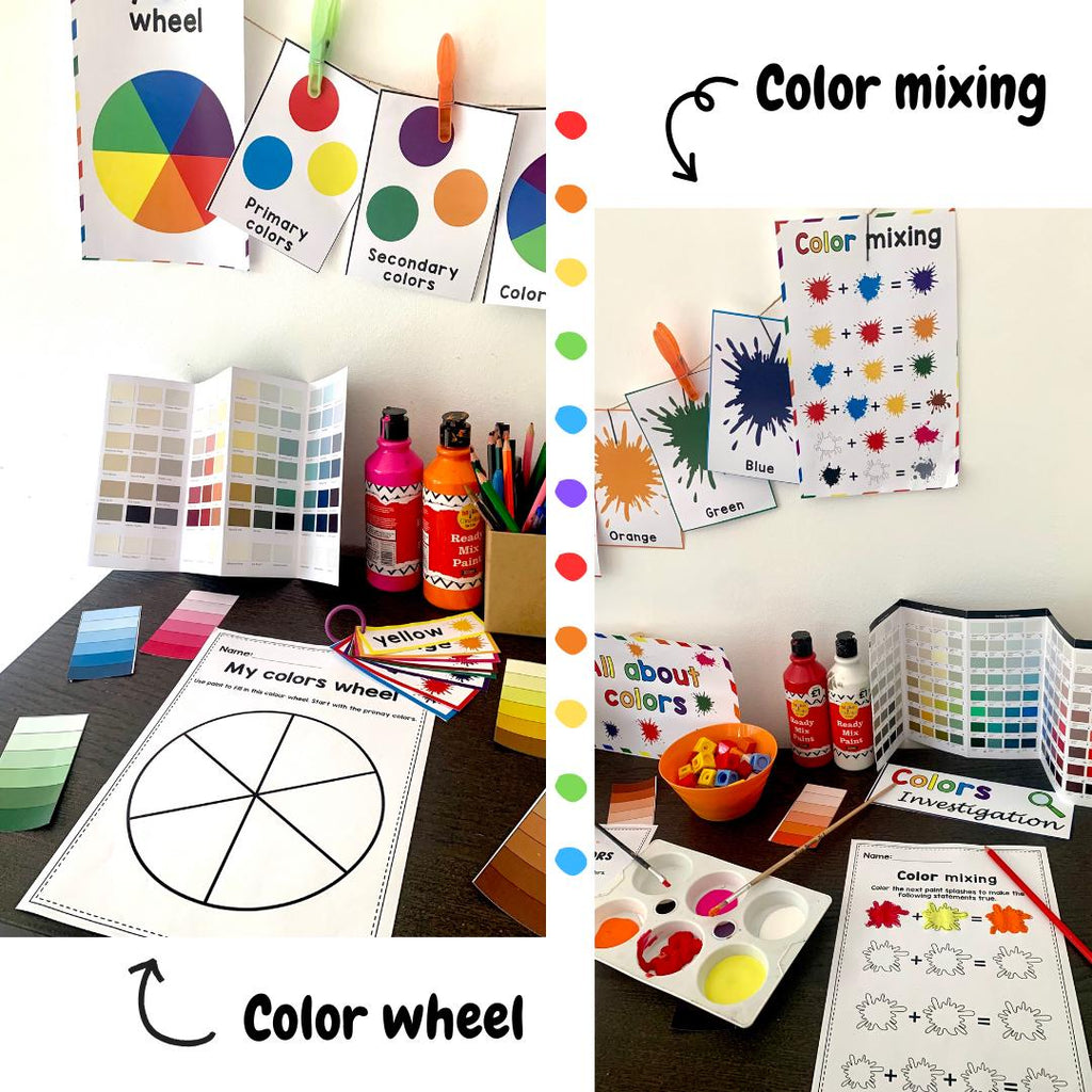 All about colours - Investigation science area - EYFS - Early Years