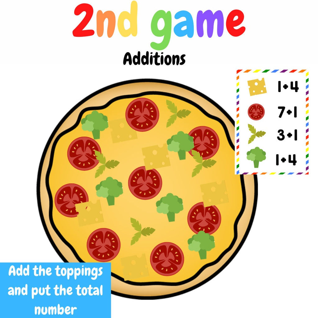 3 game maths pizza