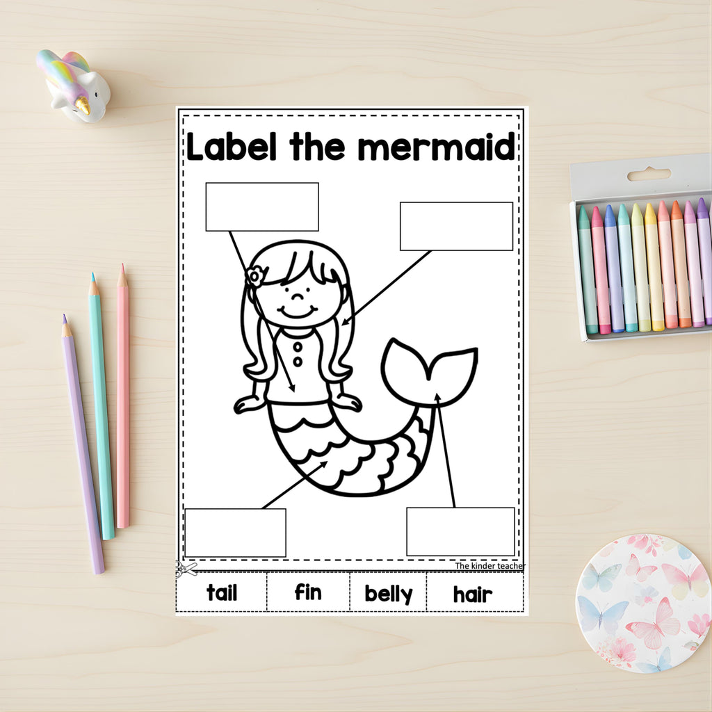 Writing labels booklet for Pre-K, Kindergarten Writing - How to Label