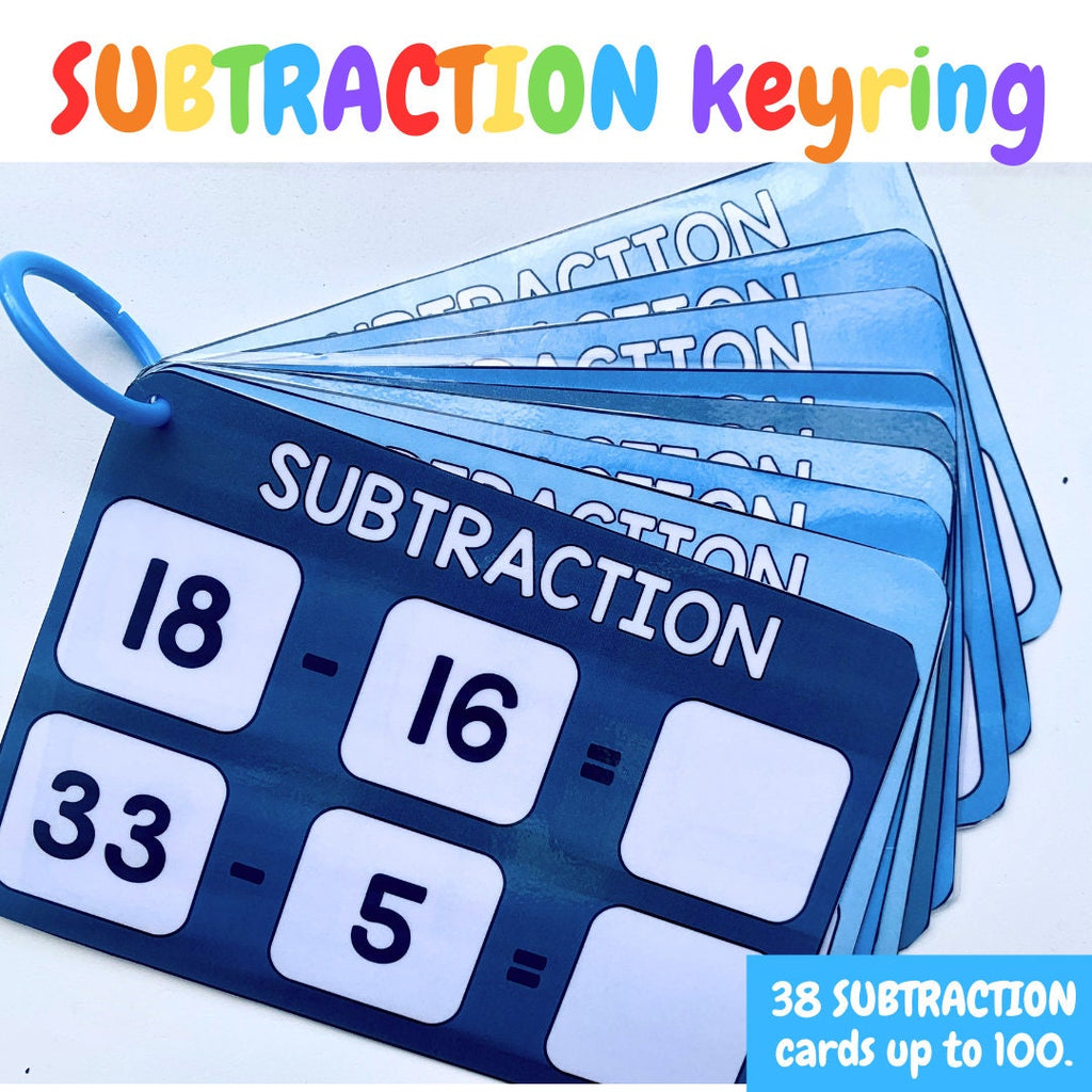 Subtraction keyring - Up to 100