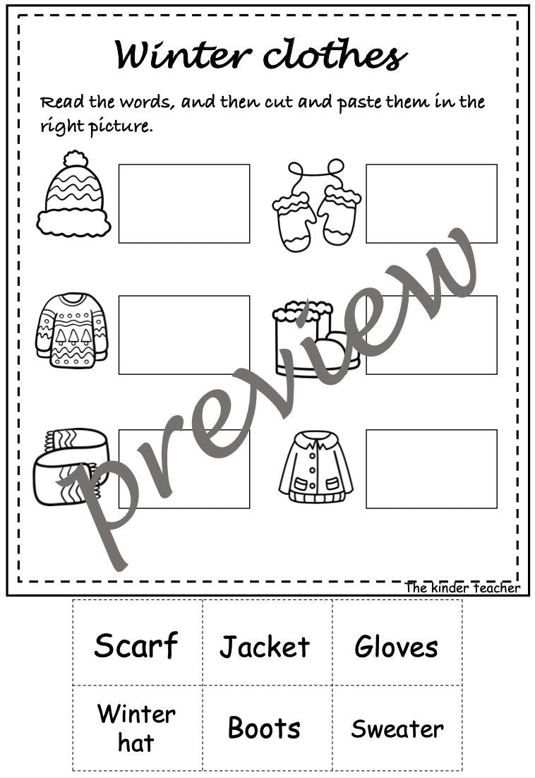 Winter Activity Booklet