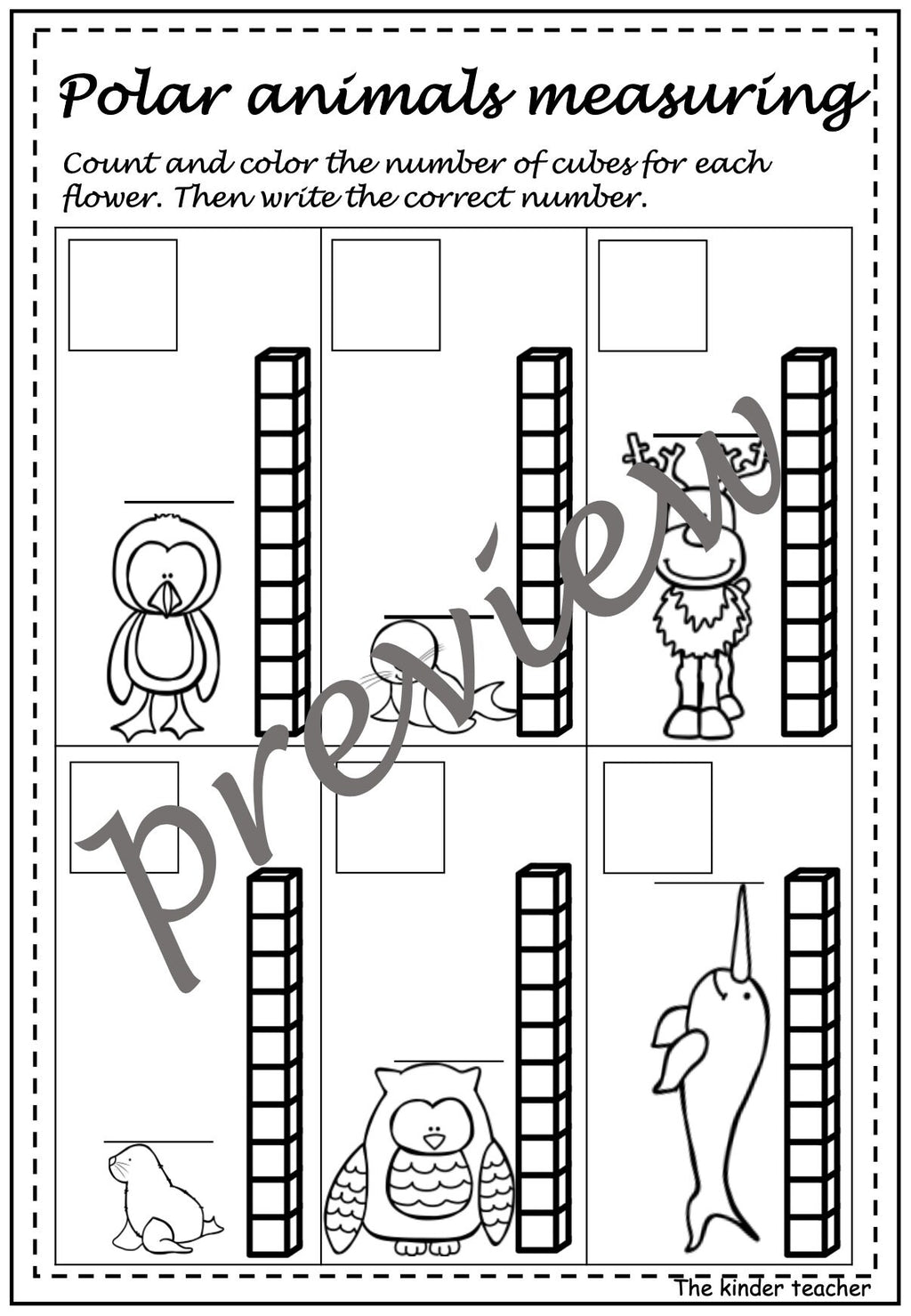 Polar Animals activity booklet