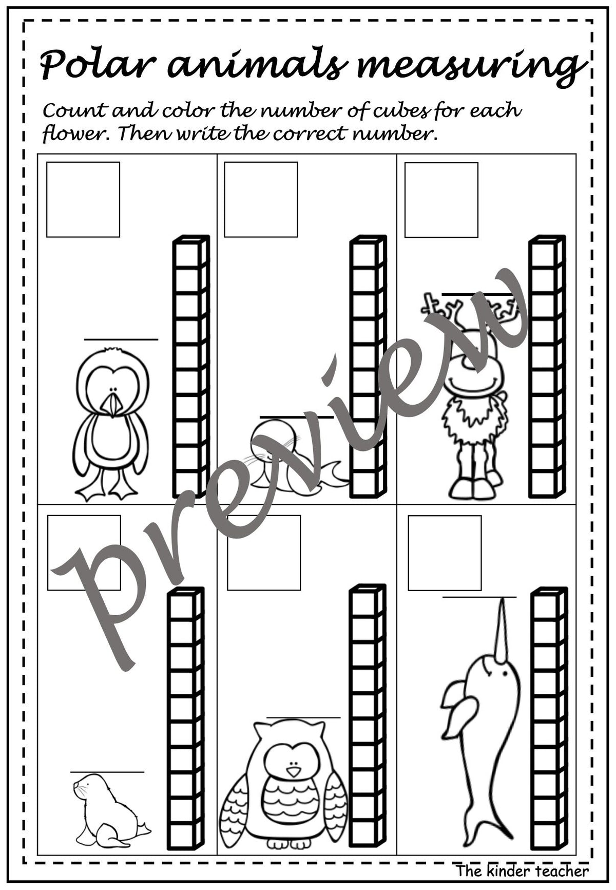 Polar Animals activity booklet