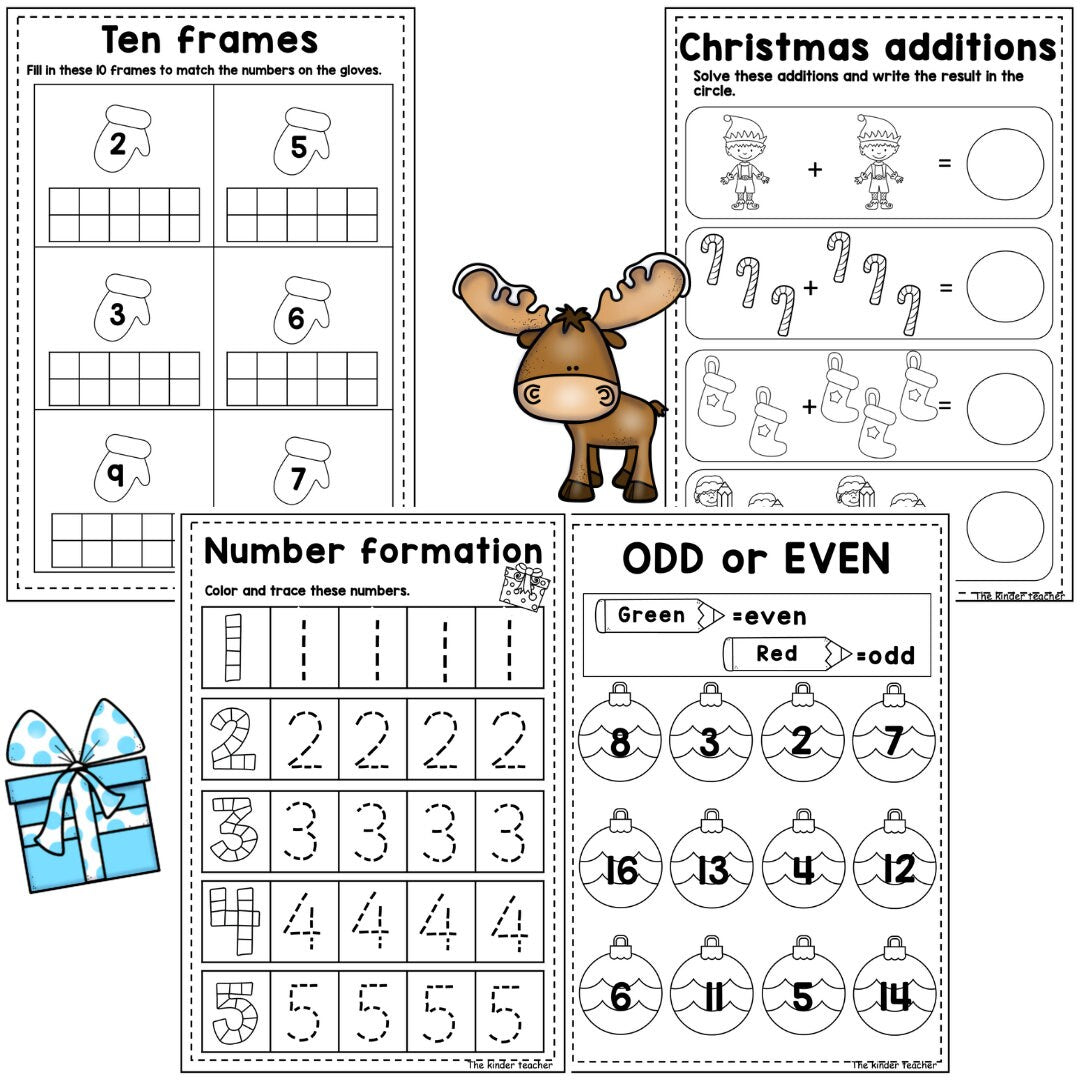 Christmas MATHS booklet for Early Years