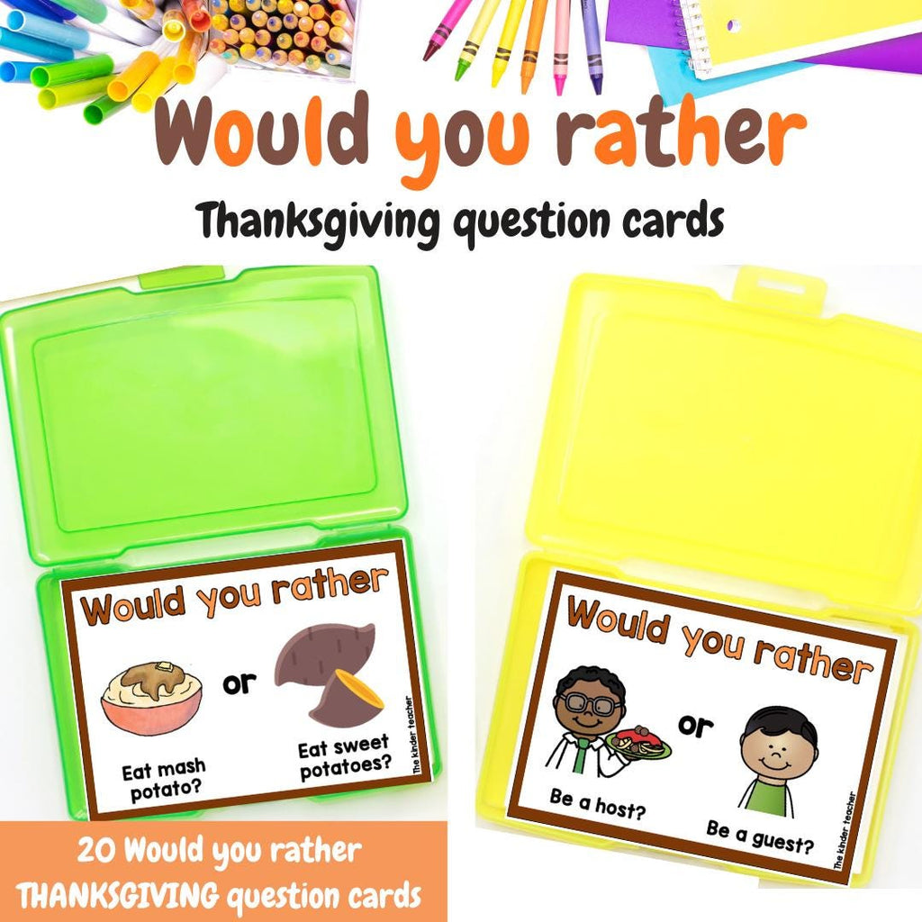 Would you rather conversation cards - BUNDLE