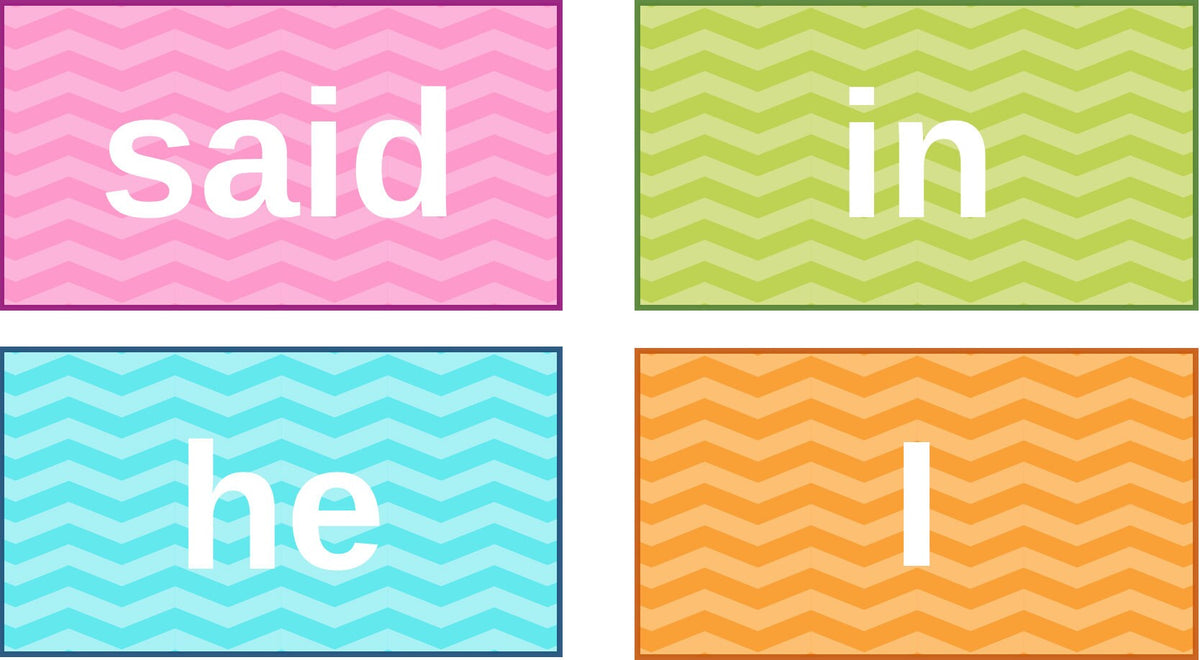 First 100 High Frequency words flashcards