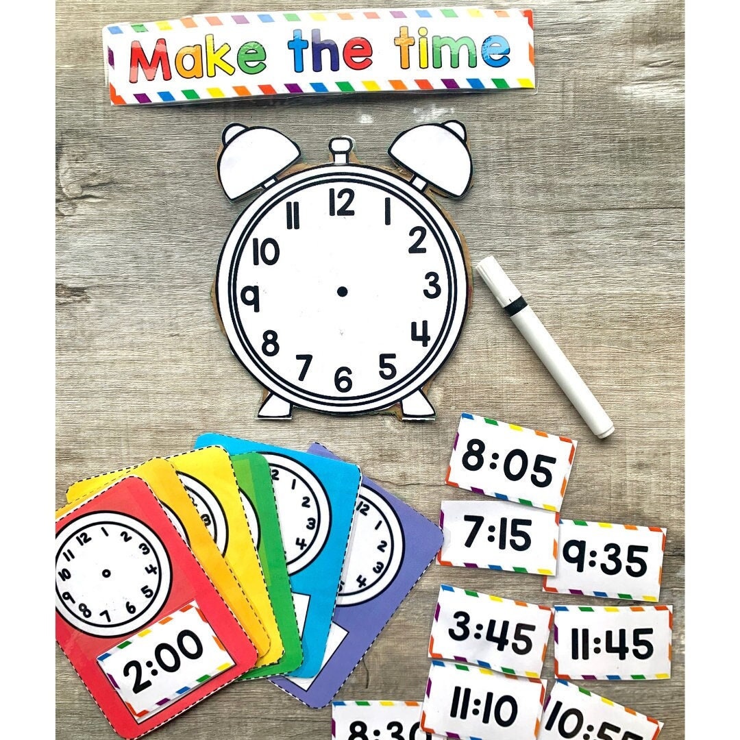 Tell the time - Interactive activity