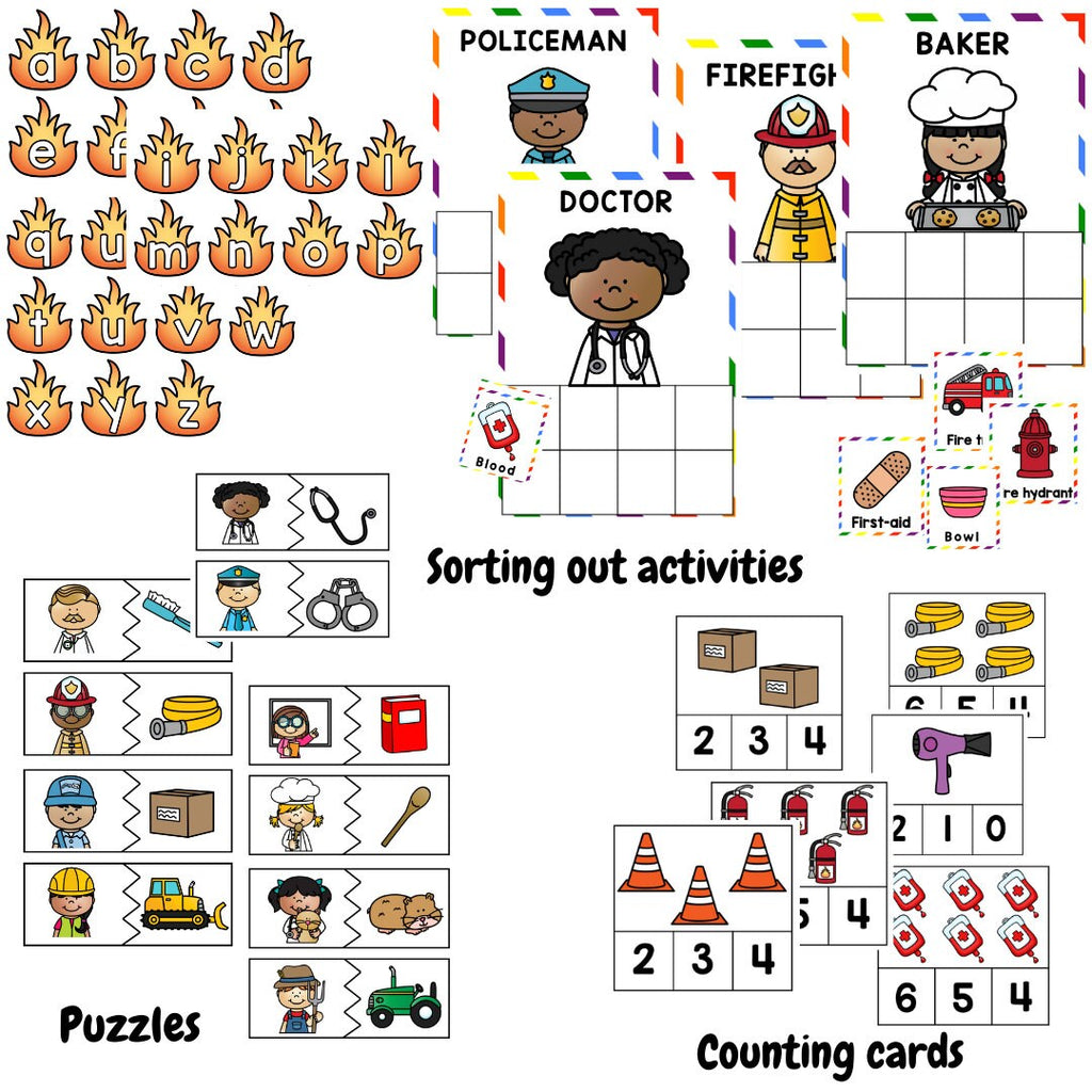 Community helpers centers for Early Years