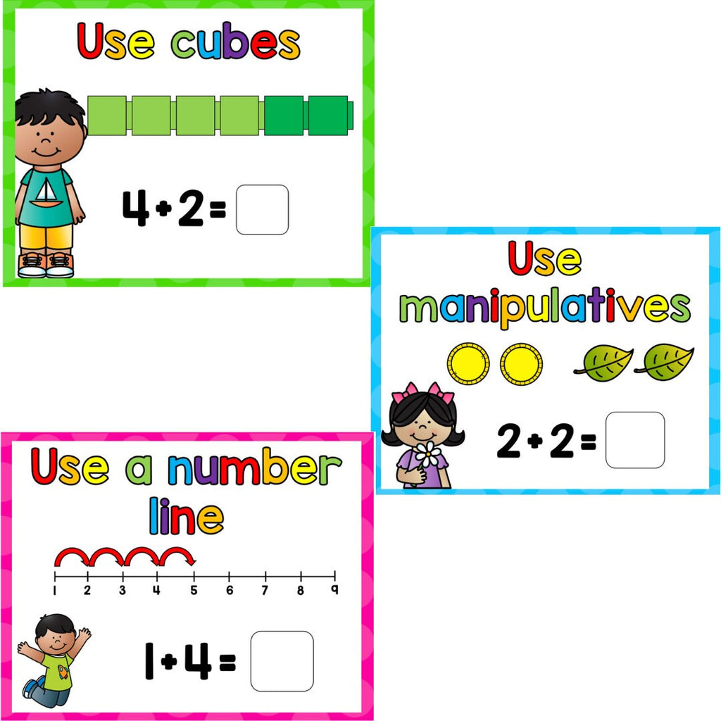 Addition strategies posters