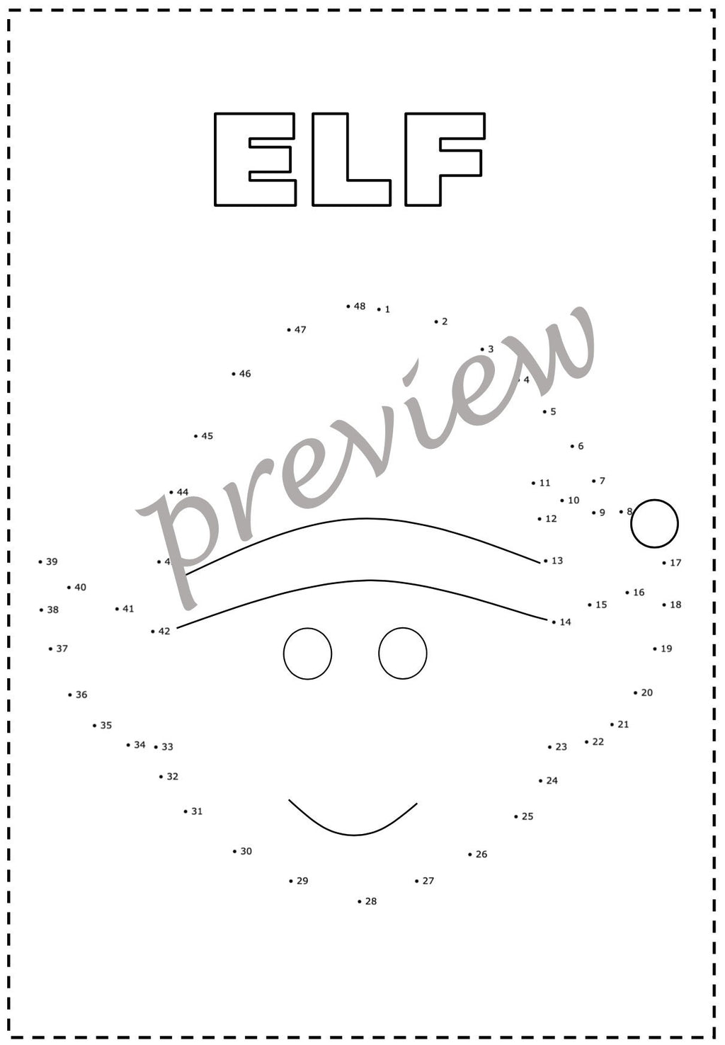 Christmas dot to dot Booklet