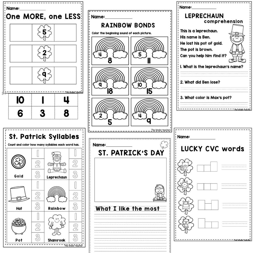 St. Patrick's Day booklet