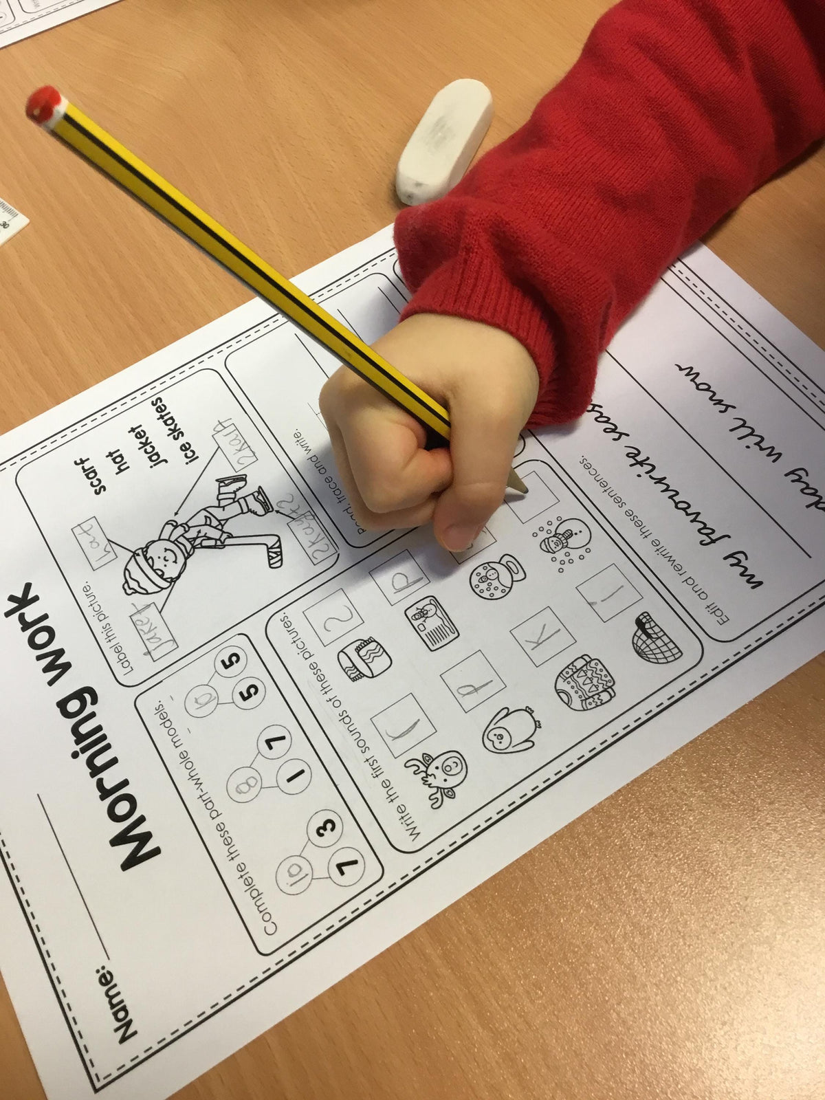 January Morning Work - Reception and Year 1