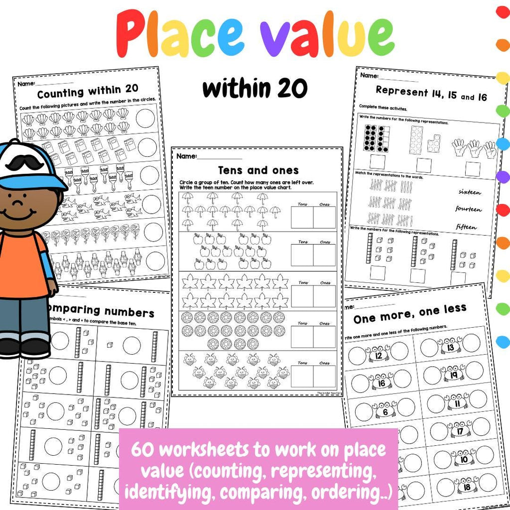 Place value booklet within 20