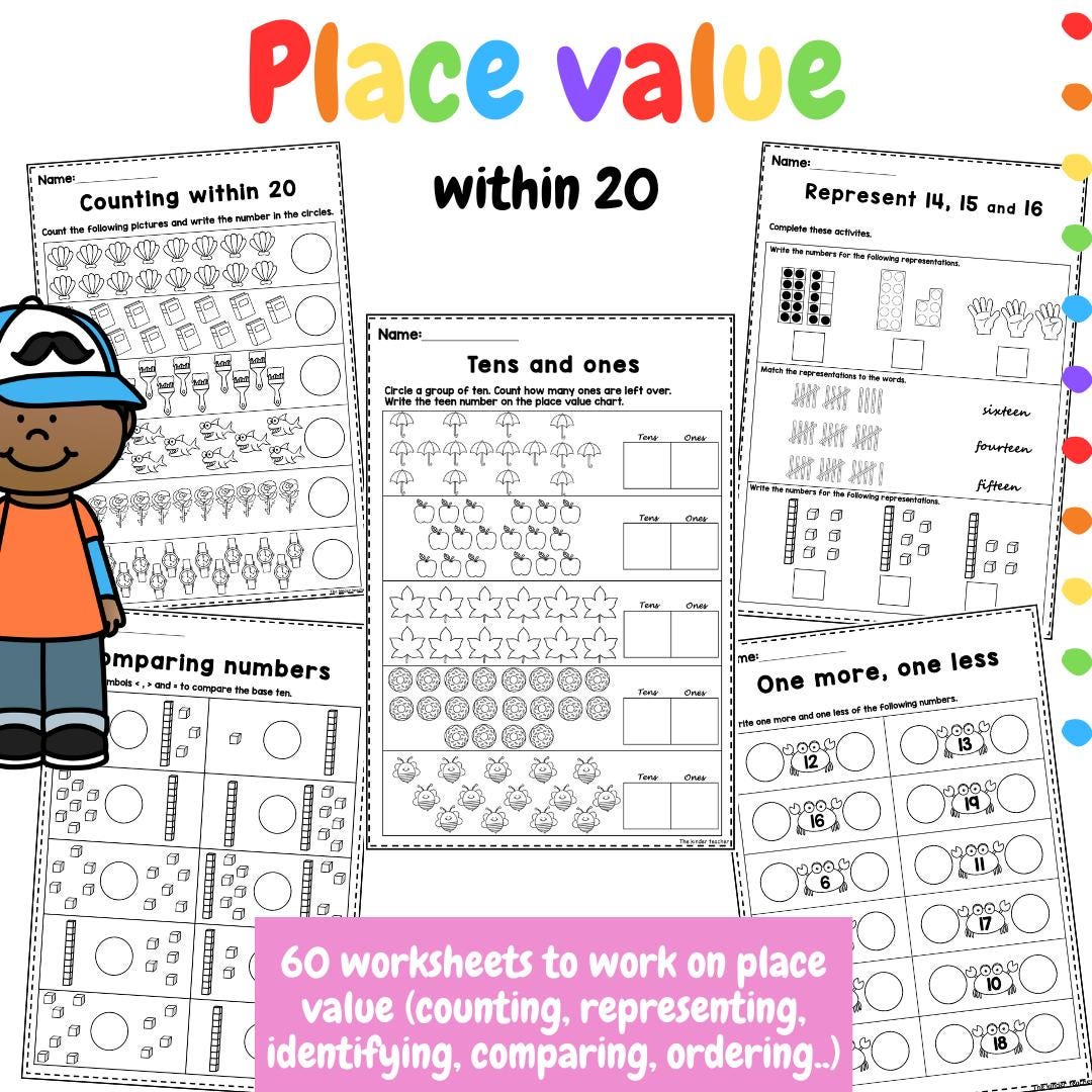 Place value booklet within 20