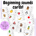 Beginning Sounds Cards