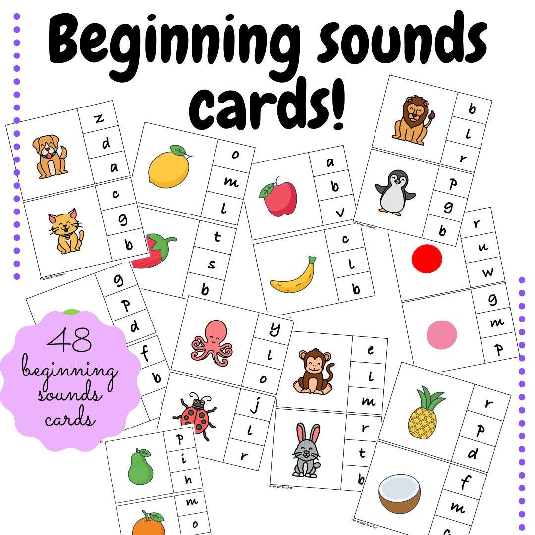 Beginning Sounds Cards