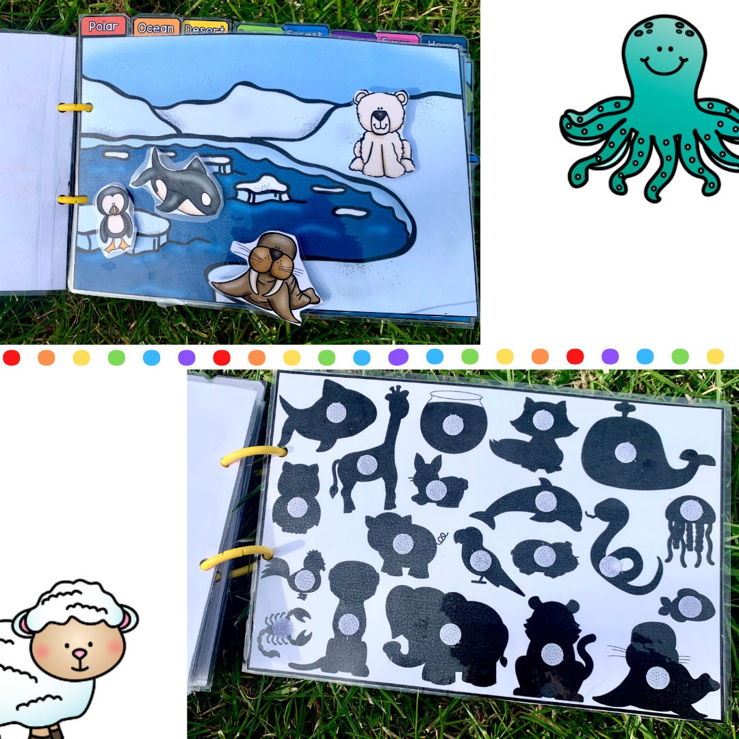 Animals and their habitats - Interactive booklet