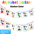 Alphabet Posters & Bunting letters | Rainbow Class Decor