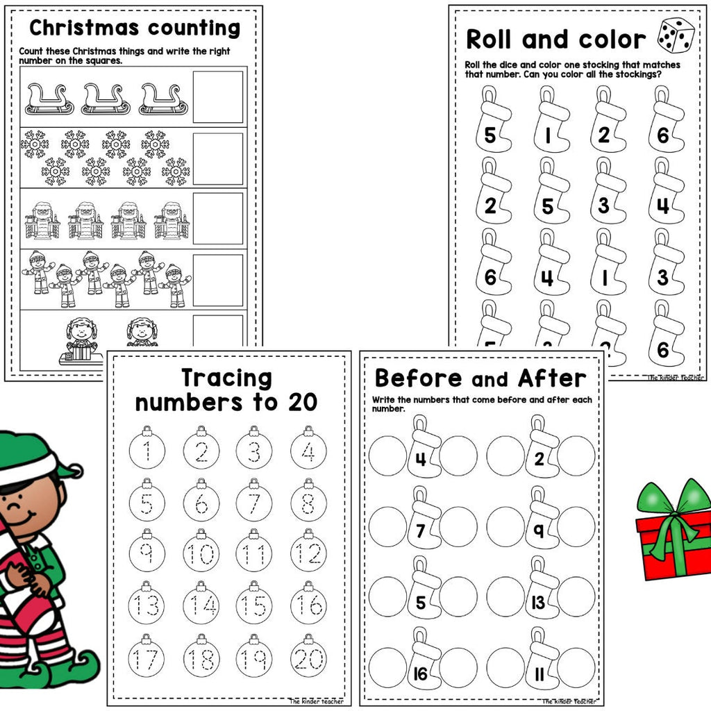 Christmas MATHS booklet for Early Years
