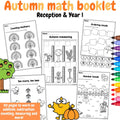 Autumn math booklet for Reception and  Year 1