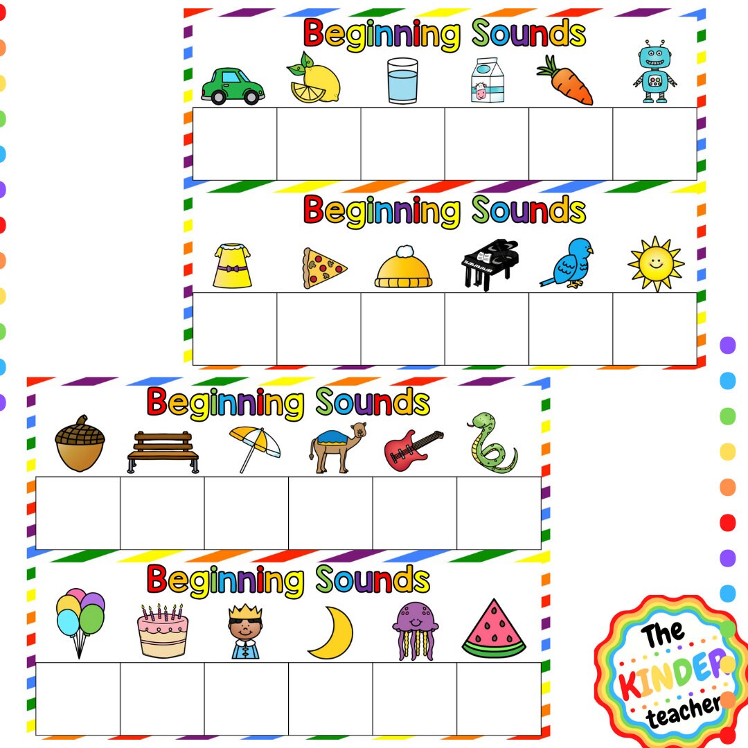 Beginning sounds mats