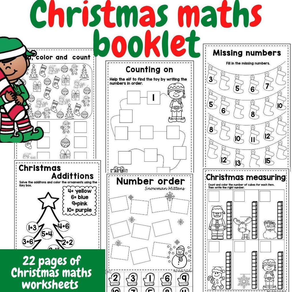 Christmas MATHS booklet for Early Years