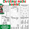 Christmas MATHS booklet for Early Years