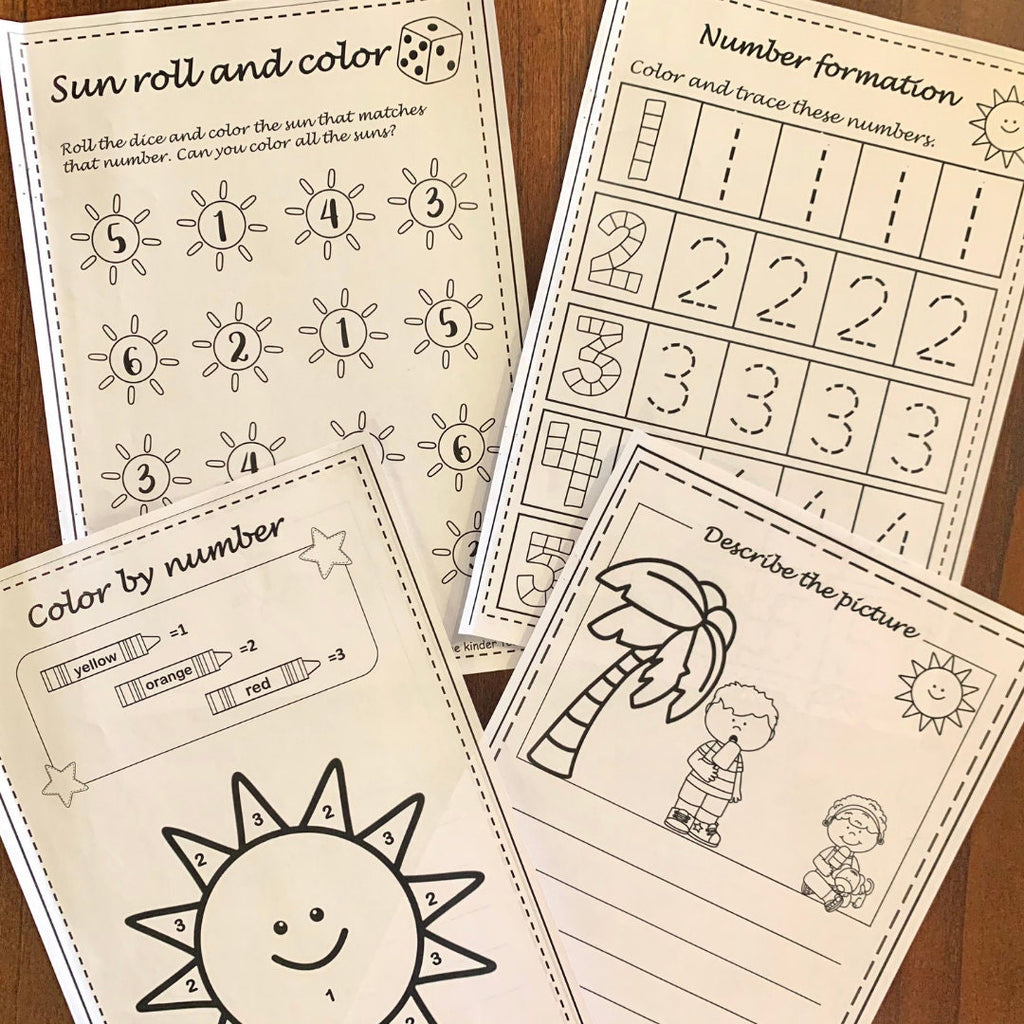 Summer Activity Booklet - Kindergarten