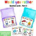Would you rather questions! 40 cards - PART 2