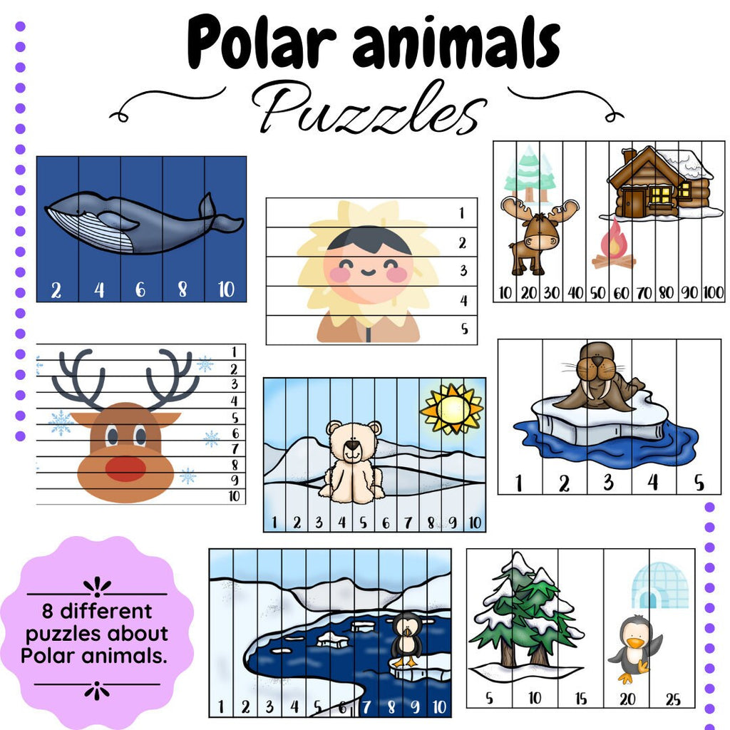 Polar animals - Puzzles