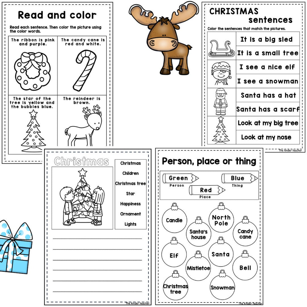 Christmas LITERACY booklet for Early Years