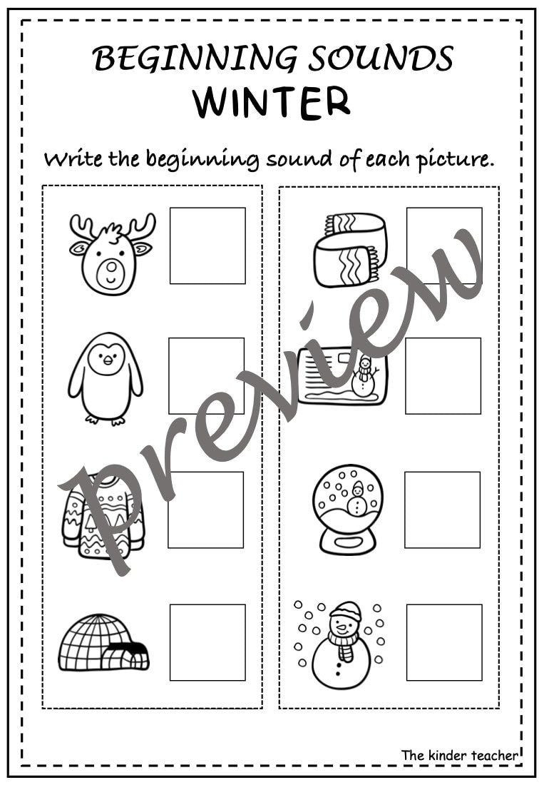 Winter Activity Booklet
