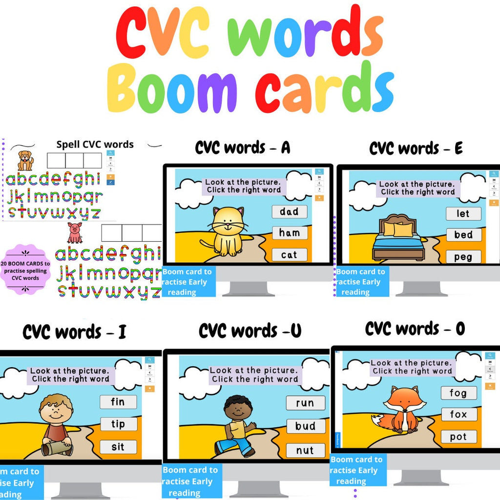 CVC words activity PACK