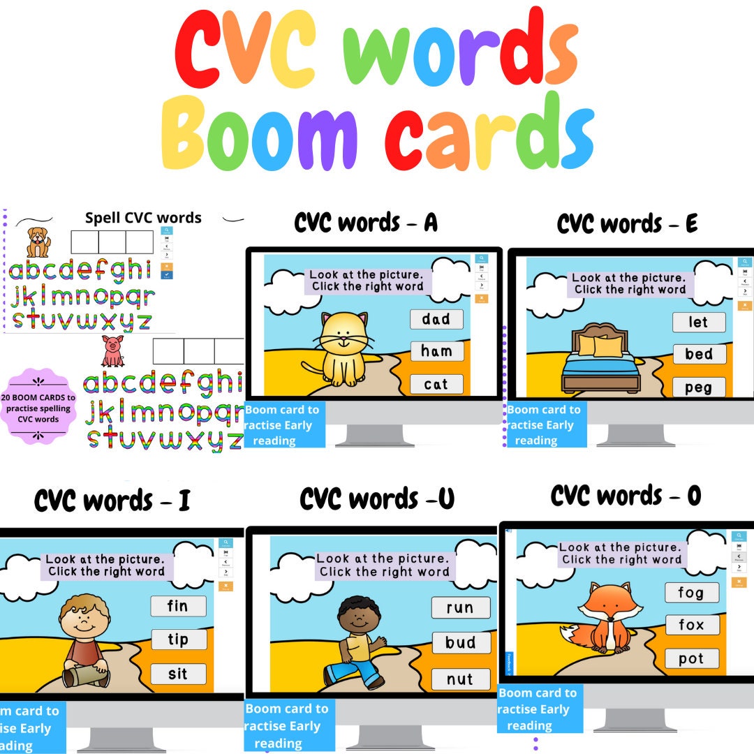 CVC words activity PACK