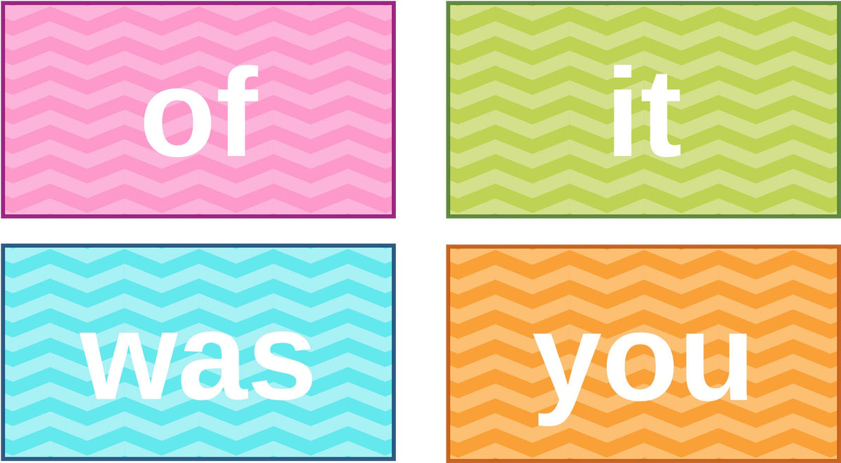 First 100 High Frequency words flashcards