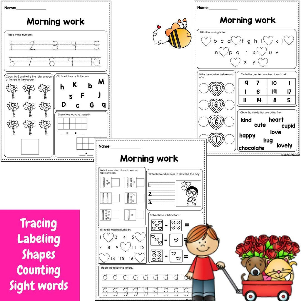 February Morning Work - Reception and Year 1