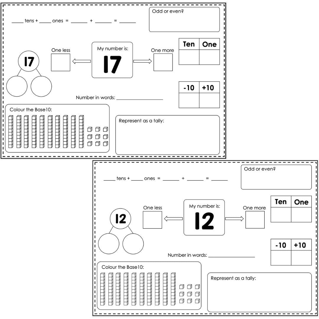 All about numbers (from 0 to 20)